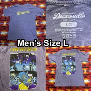J. Cole Dreamville Purple T-Shirt Men’s Size Large Double Sided